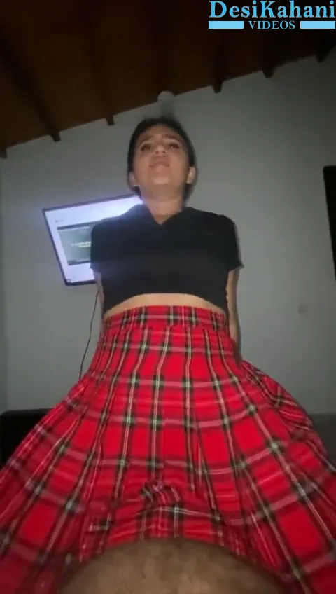 Watch Cute Desi Girlfriend Wearing Red Skirt And Fucking Her Dick