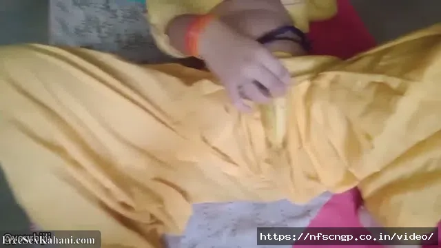 Thumbnail for Desi Bhabhi is enjoying putting banana in pussy
