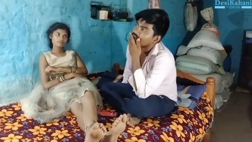 Husband-wife sex on wooden bed Village Sex Video
