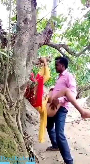 Thumbnail for Village sex video of man-woman having sex in front of tree